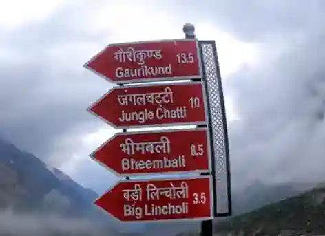 Kedarnath trek points